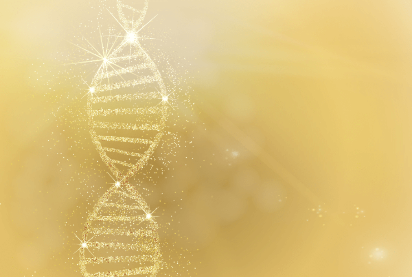 Goldene DNA Spirale